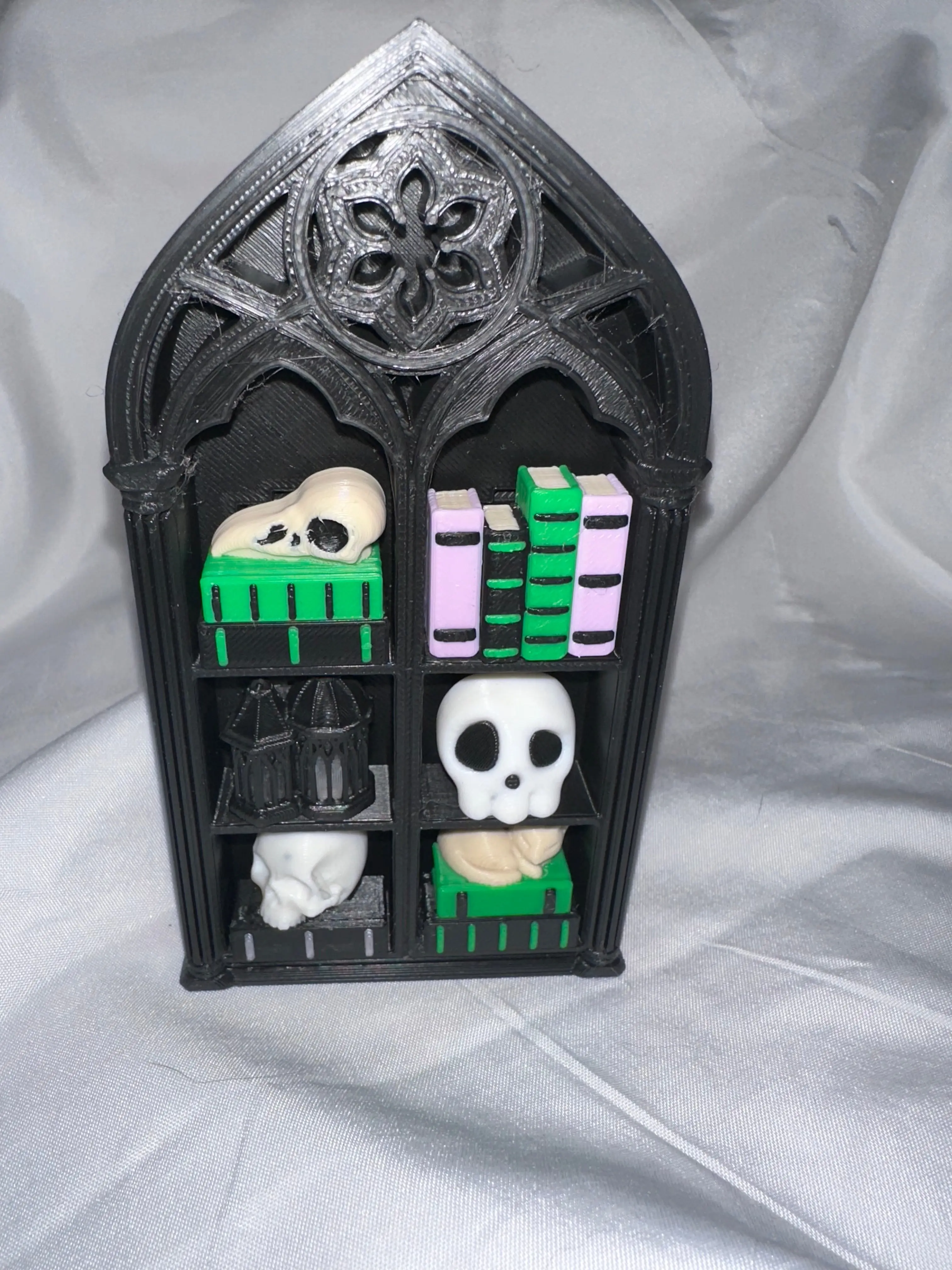 Custom 6 Clicker Gothic Archway Fidget – 3D Printed Sensory Desk Toy