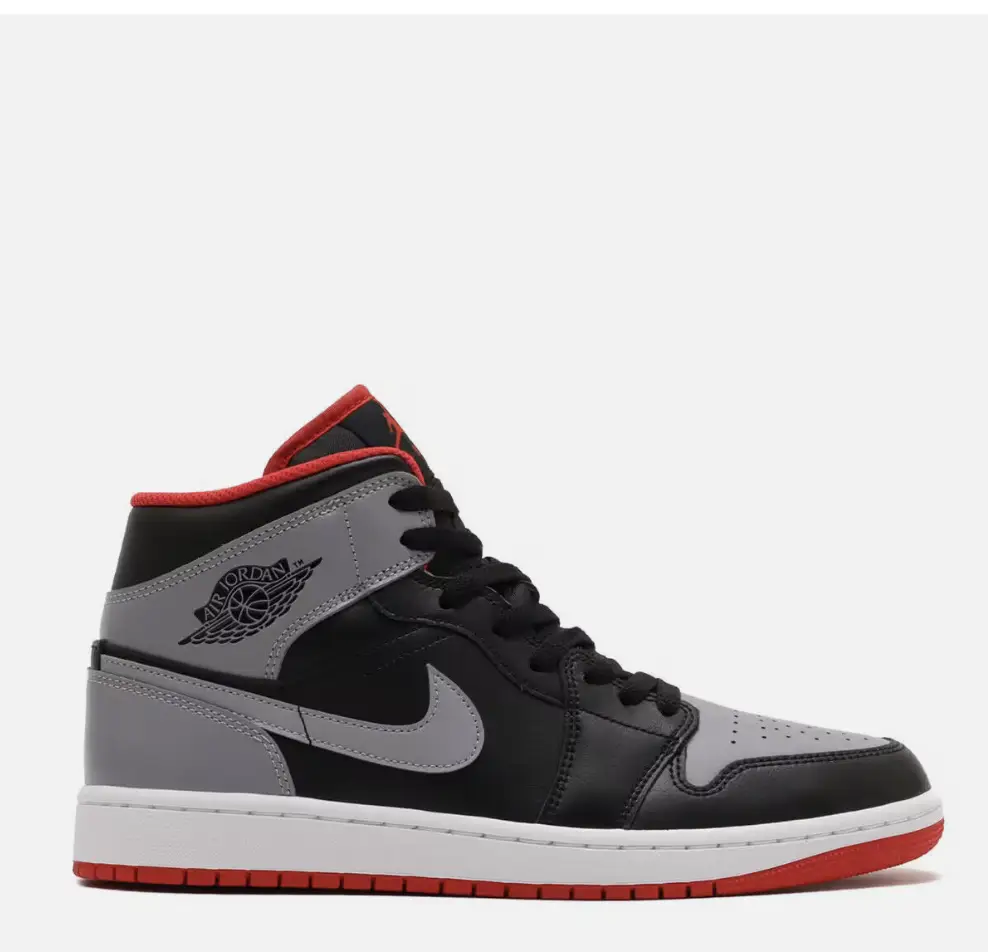 Nike Air Jordan 1 Mid Bred Shadow DQ8426-006 Mens Fashion Sneakers New