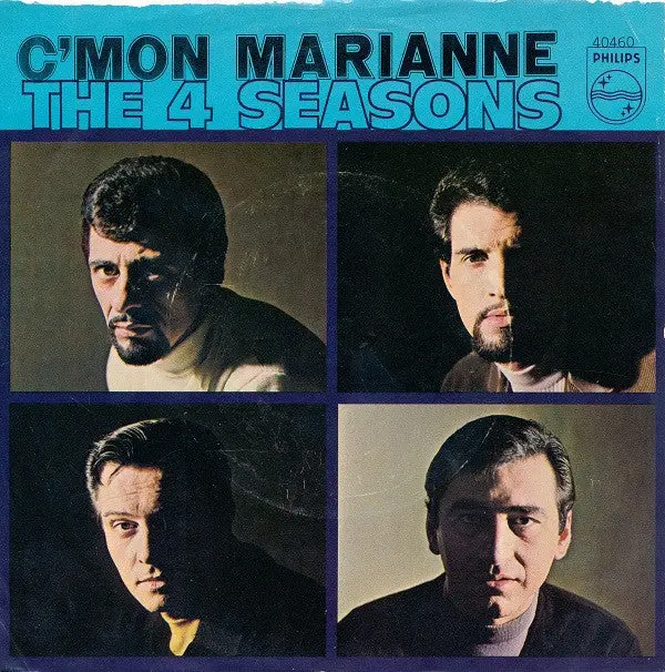 The Four Seasons - C'mon Marianne (7", Single, Mono, Styrene, Mer)