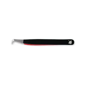 LASHBOMB Boot Lash Tweezer - Limited Edition Collection, Black & Red Tweezer for Lash Application, Hand-Tested