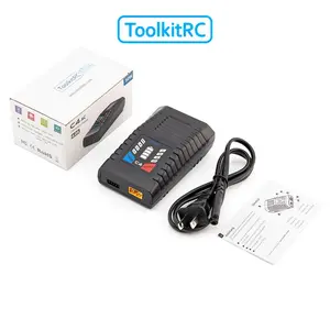 ToolkitRC C4 Compact 50W 4A AC Input RC Battery Charger, Multi-Chemistry LiPo LiHV NiMH Charger with 12-Bit ADC outdoorfun