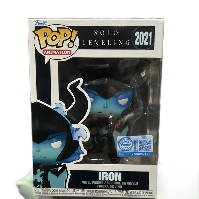 Funko Pop! Solo Leveling Iron Character Figurine - Premium Collectible, Practical Decor for Statues & Bobbleheads Enthusiasts