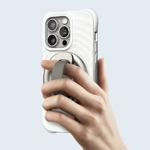 2026 New Magnetic Phone Stand Silicone Wristband Style Handheld Compact Portable Foldable Multi Angle Adjustable Desktop