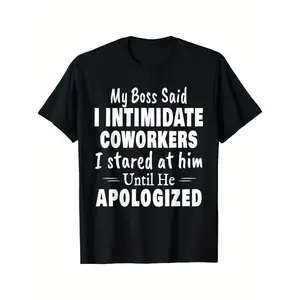 Humorous Office TShirt Casual Workwear Gift Idea for Boss and Coworkers