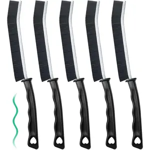 5 Pcs Crevice Cleaning Brush Multifunctional Hard Bristle Gap Cleaning Tool Suitable for Bathrooms, Kitchen Surfaces, Windows Groove and Faucets