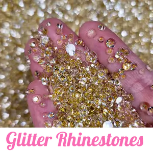 Glitter Resin Rhinestone Scoops