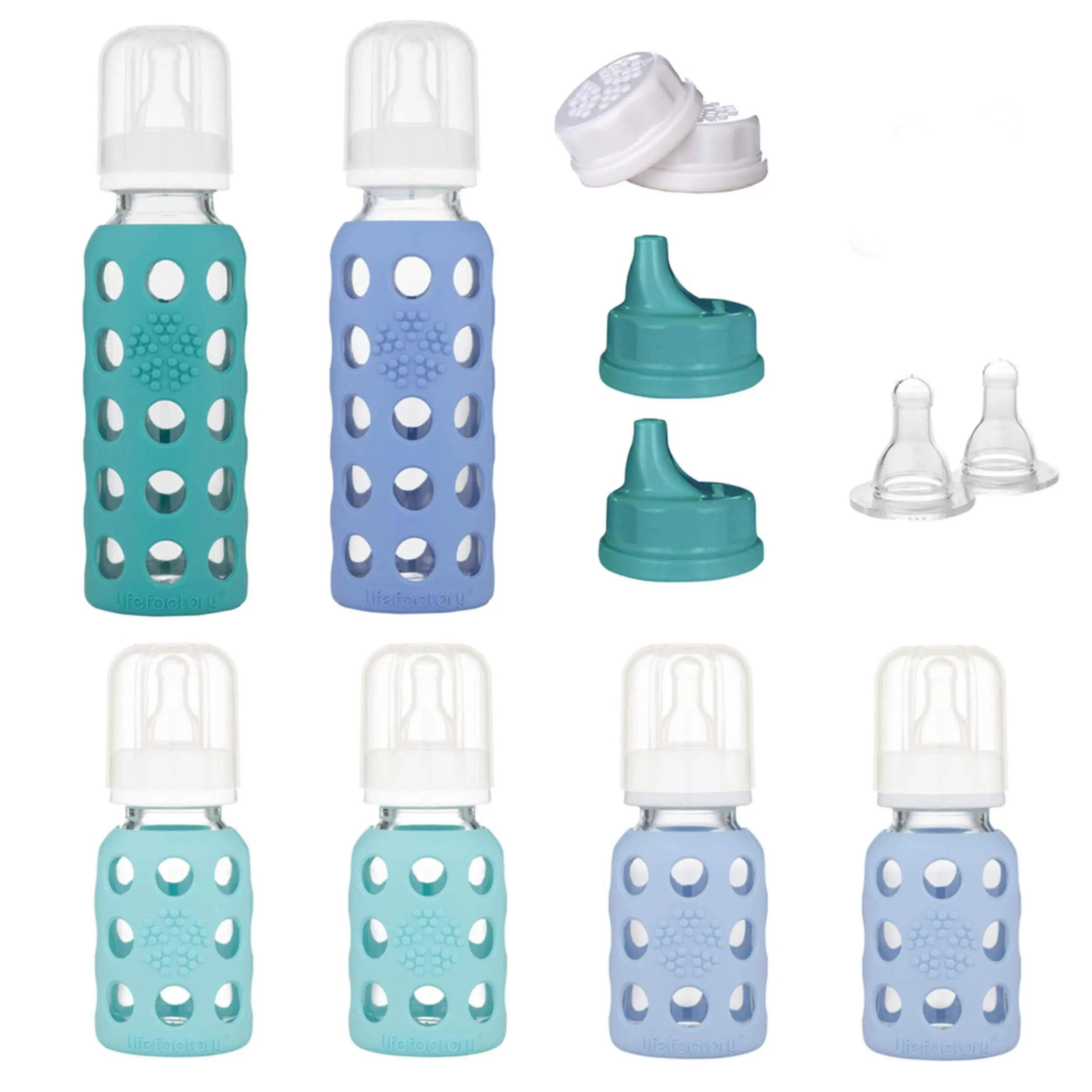 Lifefactory 6 Bottle Starter Set
