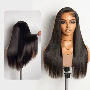 Luvme All-Day Comfort Wig 180% Density Bone Straight with Baby Hair PartingMax Glueless 7x6 Closure HD Lace Wig Pre-Cut Lace