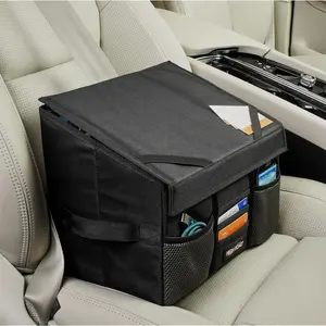 High Road Carganizer Front Seat Car Office Organizer and Mobile Office Work Truck Organizer with Filing Dividers and Desk Top Cover
