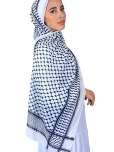 Palestine High Quality Chiffon Hijab