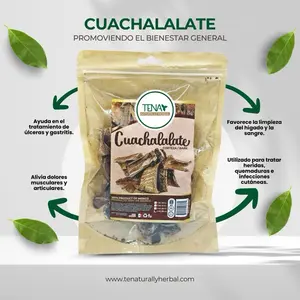 Tena Natural LLC Cuachalalate Bark 4 oz Premium Wildcrafted Natural Herbs Tea