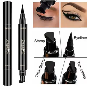 Big Seal Stamp Liquid Eyeliner Pen Waterproof Fast Dry Black Eye Liner Pencil With Eyeliner Cosmetic Double-ended Eyeliner