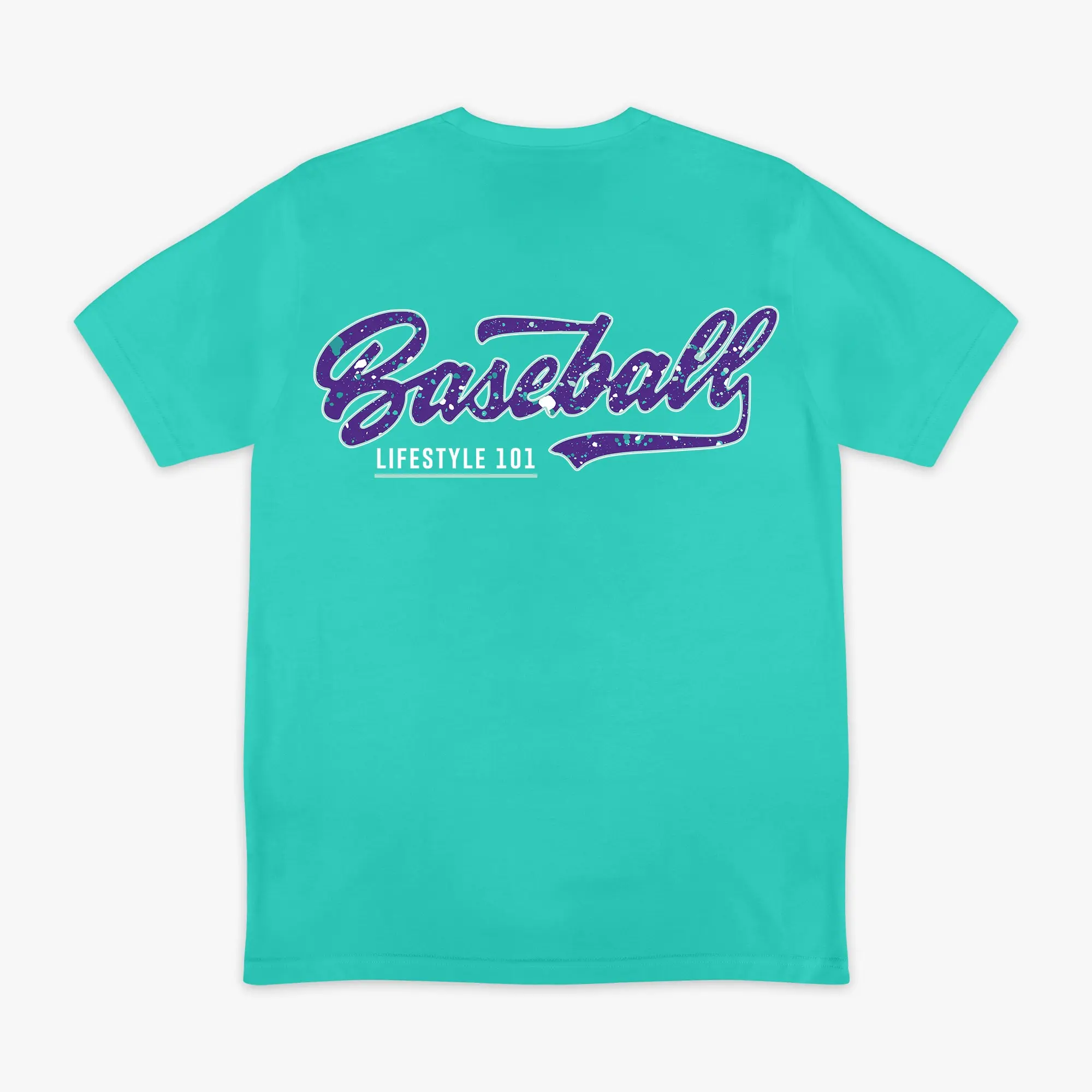 Splatter Established Tee - Teal