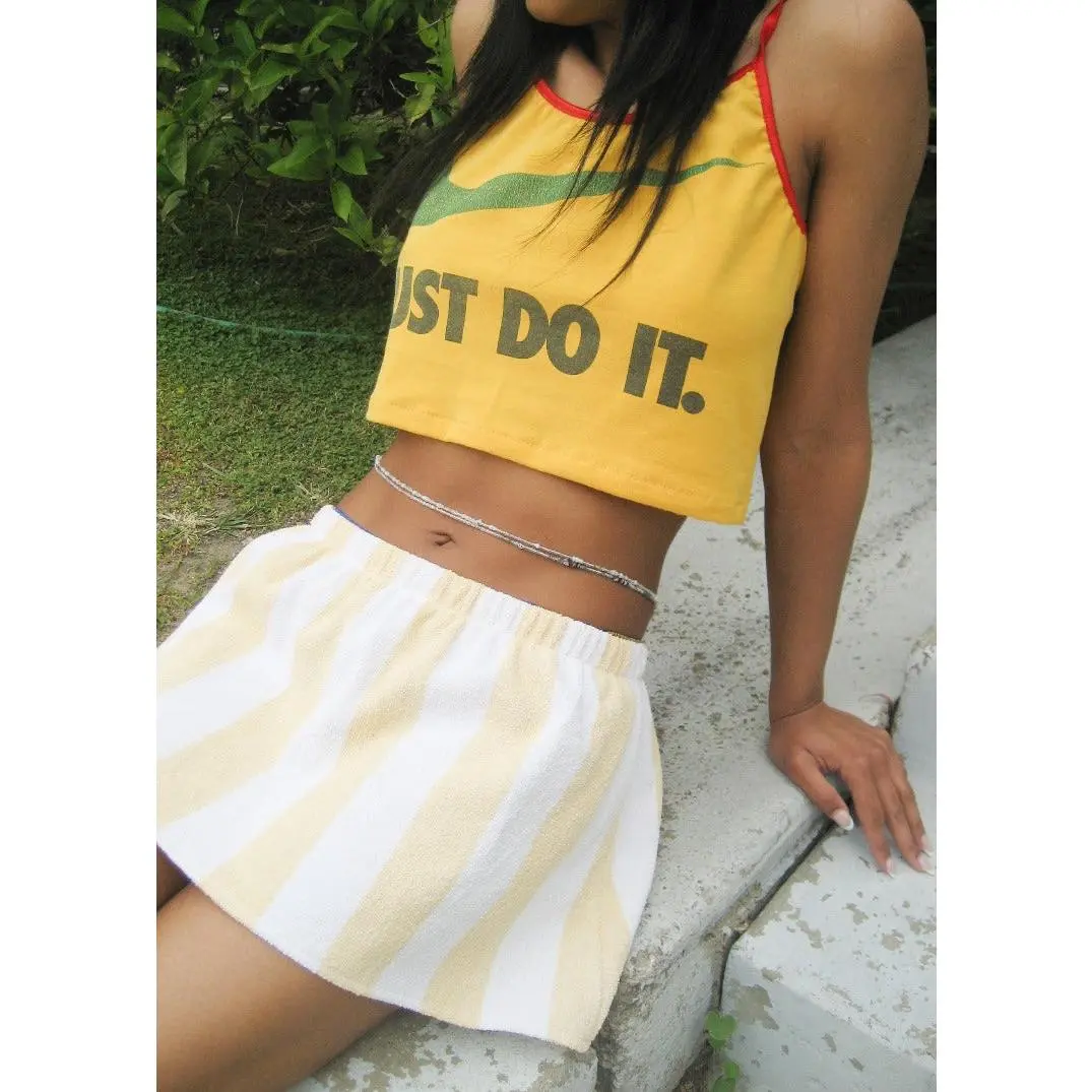 RCYCLD Towel Mini Skirt