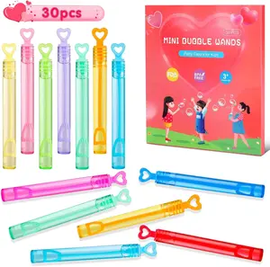 Valentine's Day Mini 30 Pack Heart Shaped Party Favors for Kids Party Favors, Valentine’s, Easter & Birthday Gifts Classroom Exchange Goodie Bag Stuffers Wedding Outdoor Toys for Boys and Girls