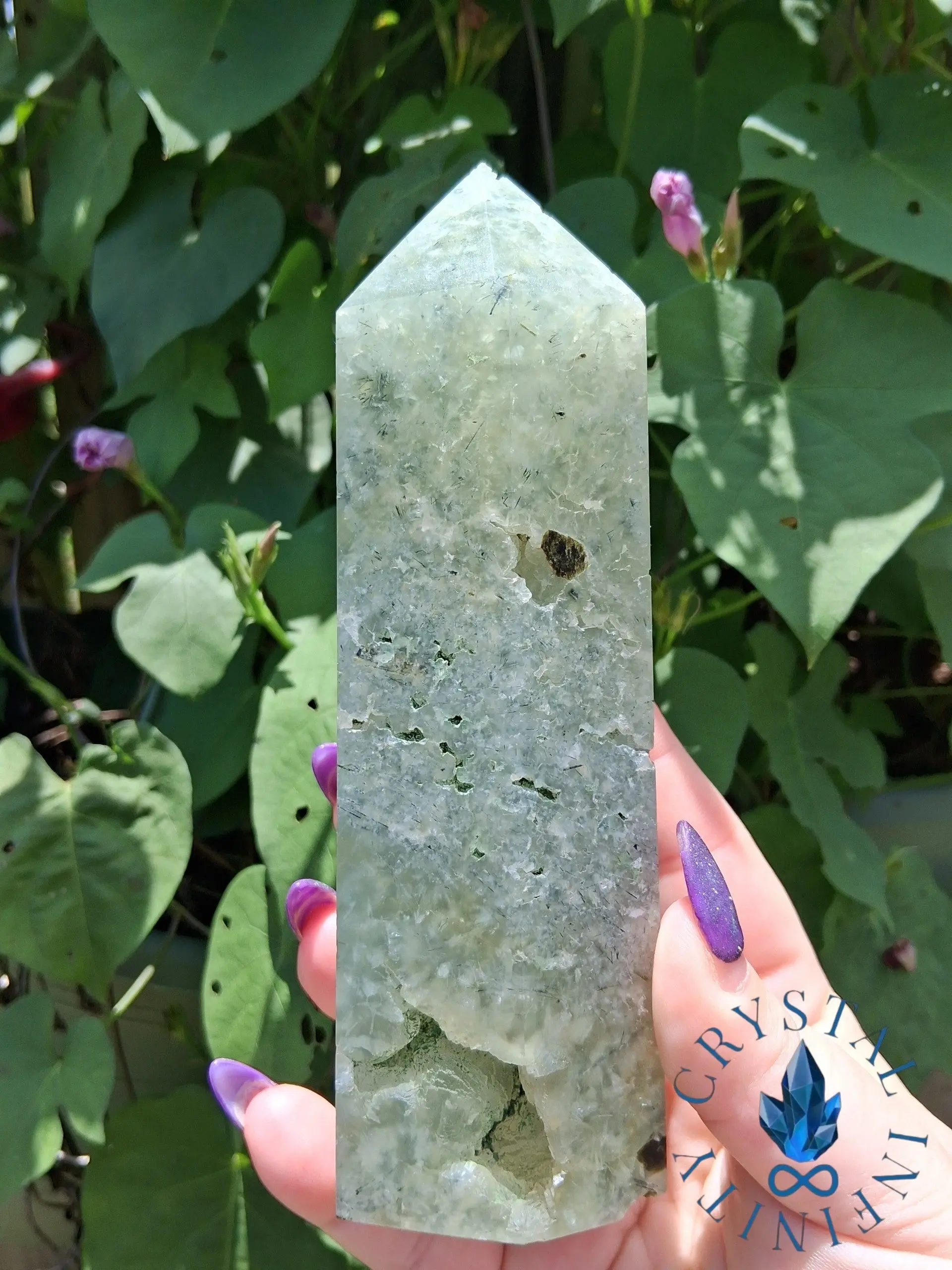 Prehnite Tower for Healing 