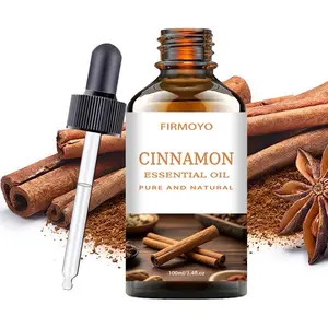 Cinnamon Essential Oil, 3.38 fl oz (100 ml), Moisturizing Massage Oil for Men and Women, Suitable for Hair and Skin Care, Massage, Humidifiers, a Gift for Meditation and Relaxation