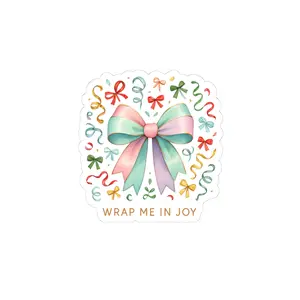 Pastel Gift Bow Wrap Me In Joy sticker