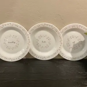 “Kindly F off” set of plates