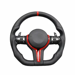 Suitable for BMW 1234567 Series X123456 F10 F30 F35 F15 Modification Flat-bottomed Red Centering Mark Steering