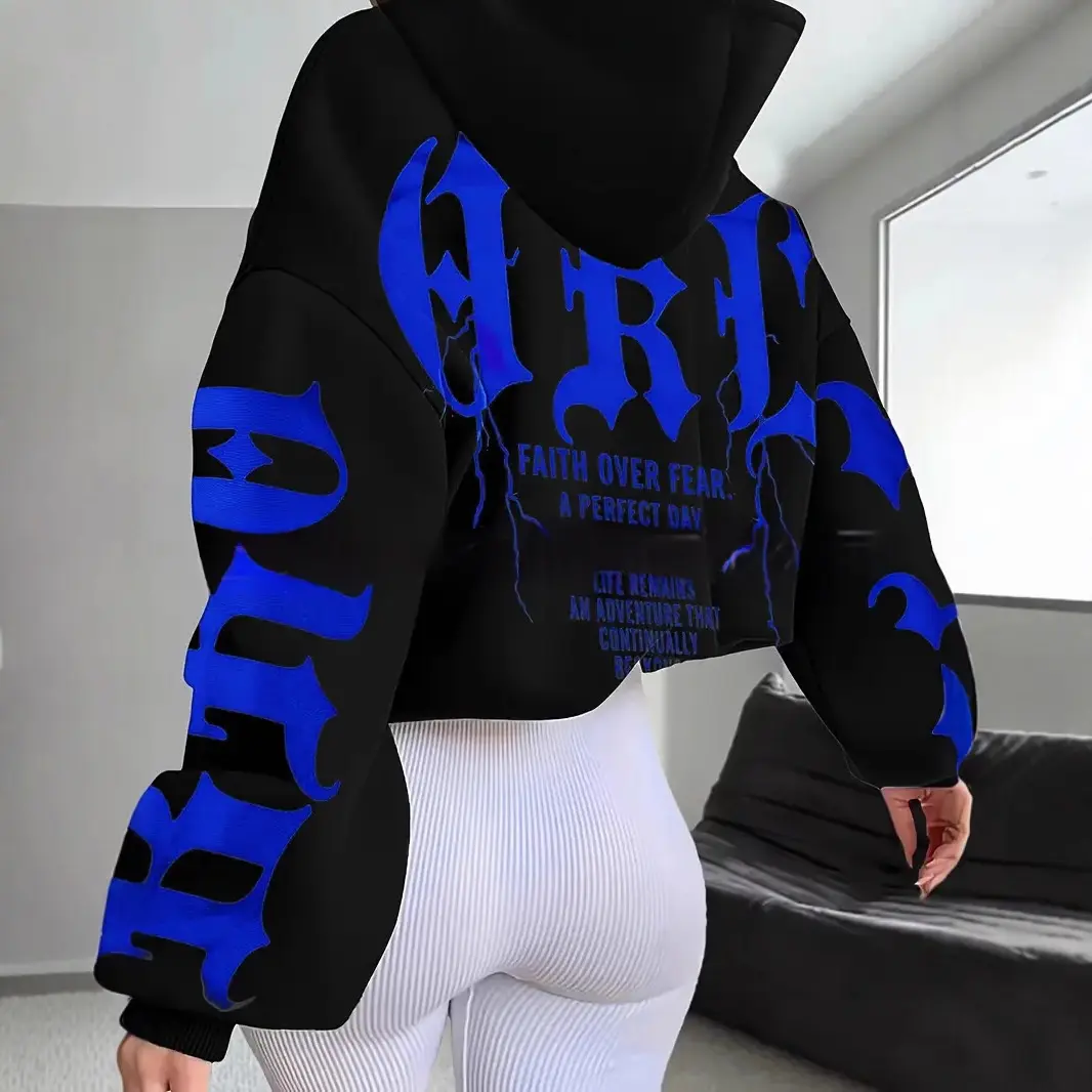 Womens Casual Sweatshirt With 3D Digital Print