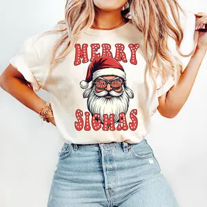 Merry Rizz Mas Sigmas Christmas T-Shirt, Funny Christmas Middle School Shirts Rizzmas Gifts Tees Sweatshirt