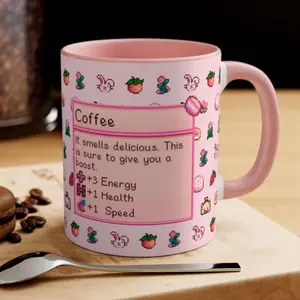 Girly Stardew Valley–Inspired Mug, Cute Valley Coffee Cup, 11oz / 15oz Gamer Gift