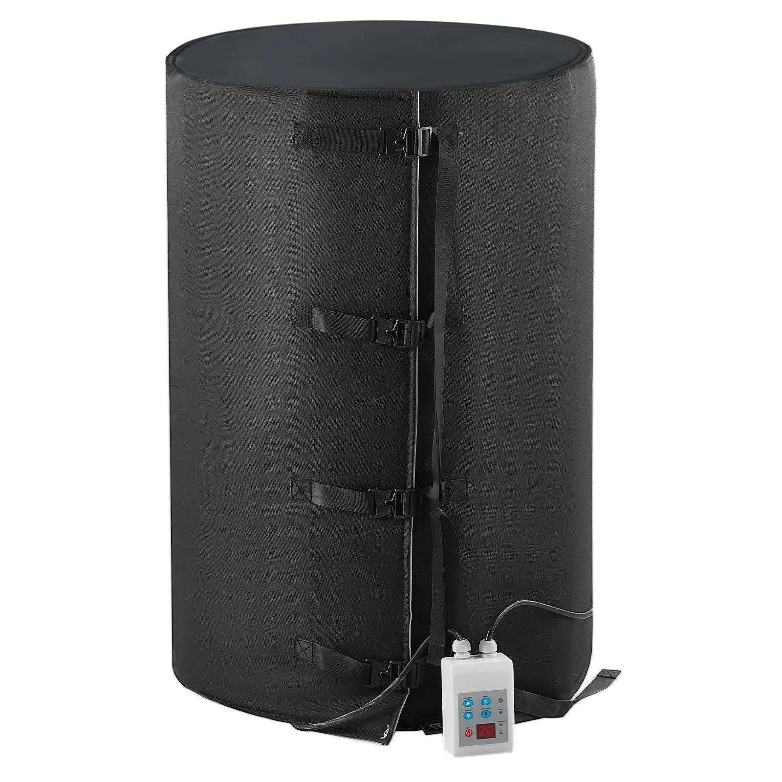 VEVOR Metal Drum Heater,  1300 Watt, Pail Heating Band for 55 Gallon Barrel, 0-145℉ Adjustable with Independent Thermostat, Waterproof Oxford Fabric High Efficiency Grease Keg Heater, FCC Listed#BackToSchool