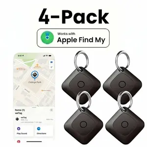 Mini GPS Tracker for Car Anti-lost Device iOS Only Wireless Locator Tags Finder Fathers Day Gift Real Time Minitracker No Monthly Fee Key Finder Never Lose