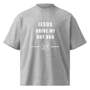 Unisex Organic Oversized High Neck T-Shirt