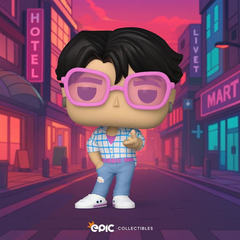 Funko POP KPop Demon Hunters - Jinu Saja Boys Vinyl Figure with Epic Collectibles Premium Box Protector Included