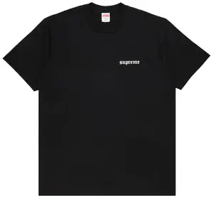 Supreme Target Tee Black Men's 100% Authentic Comfortable Everyday Wear Tshirt Gym Casual Soft Cotton Short Sleeve