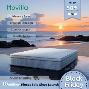 【New Shop Offer】Full/Queen/King Mattress -6/8/10/12/14 Inch-Perfect Balance of Softness & Firmness: High-Quality Mattress for All Sleepers & Body Alignment-Motion Isolation Mattress