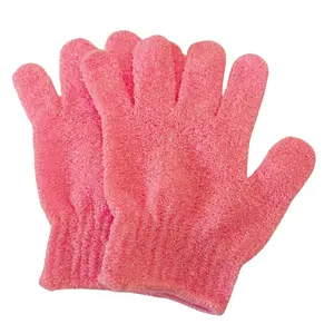 Cute Pink Exfoliating Gloves for Smooth & Glowing Skin - Bath & Body Accessories Personal