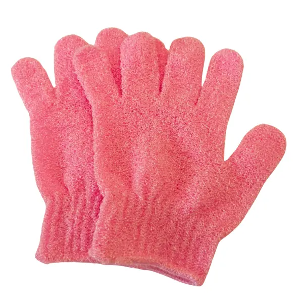 Cute Pink Exfoliating Gloves for Smooth & Glowing Skin - Bath & Body Accessories Personal