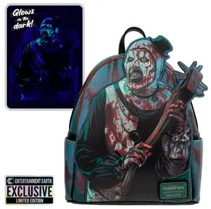 Terrifier Art The Clown Glow Mini BackPack EE Exclusive LoungeFly