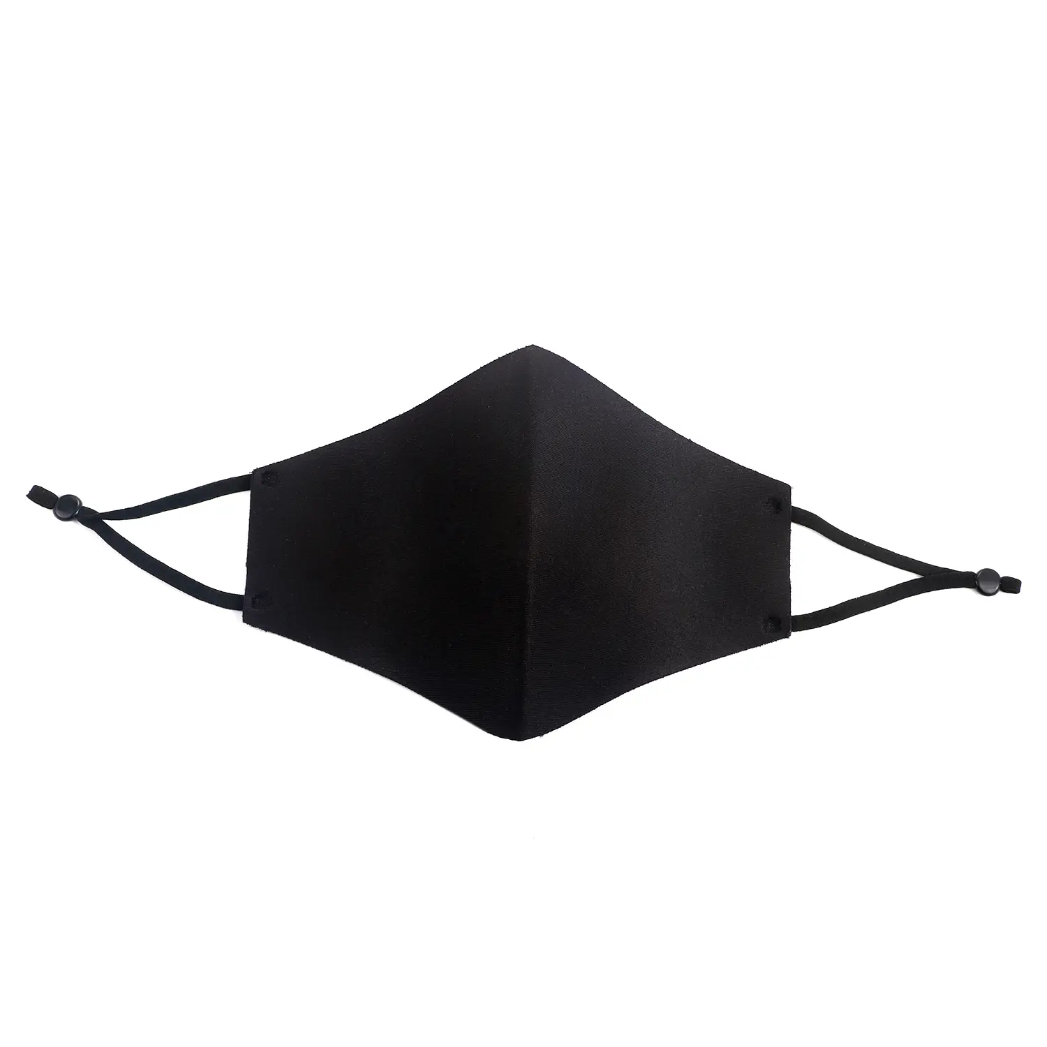 OIDEA Adult Outdoor Sports Face Mask - Compact, Breathable Air Cotton, Adjustable Drawstring, Washable Reusable, 8.26″×5.51″ Folded, Biking-Friendly, Backpack-Compatiable, Black (Party Masks & Accessories)