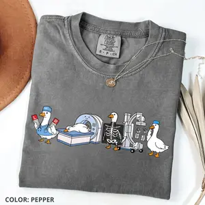 Comfort Colors Radiologic Technologist Goose Shirt, Funny X-Ray Tech Shirt, Radiologic Technologist Shirt, CT MRI Goose Shirt, Medical Gift