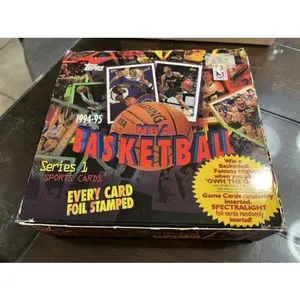 1994-95 Topps Series 1 Basketball Jumbo Pack Box - NOT Sealed, all sealed packs