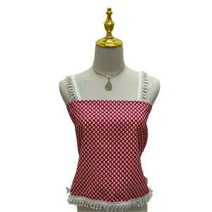 High-Quality Red Kuffiyeh Smagh Cropped Top: Bold Tradition Meets Modern Style