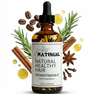 NEUTRA NATURAL Herbal Healthy Hair oil,  Tea Tree Coffee Daily Plant based  Rosemary oil, Vegan, Clean Beauty, Castor Oil