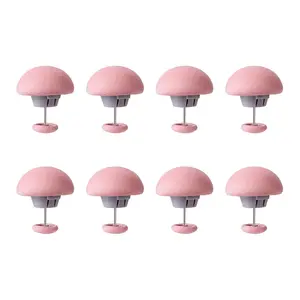 8 Counts Duvet Clips Set, Insert Holder Pins for Quilt, Cute Mushroom Round Cover, Anti Slip Duvet Cover Clips, Cushions, Pillow