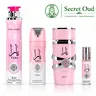 Yara Perfume + Yara Deodorant + Yara Air Freshene + Yara Roll-on -- by Lattafa -- 4 Piece Bundle