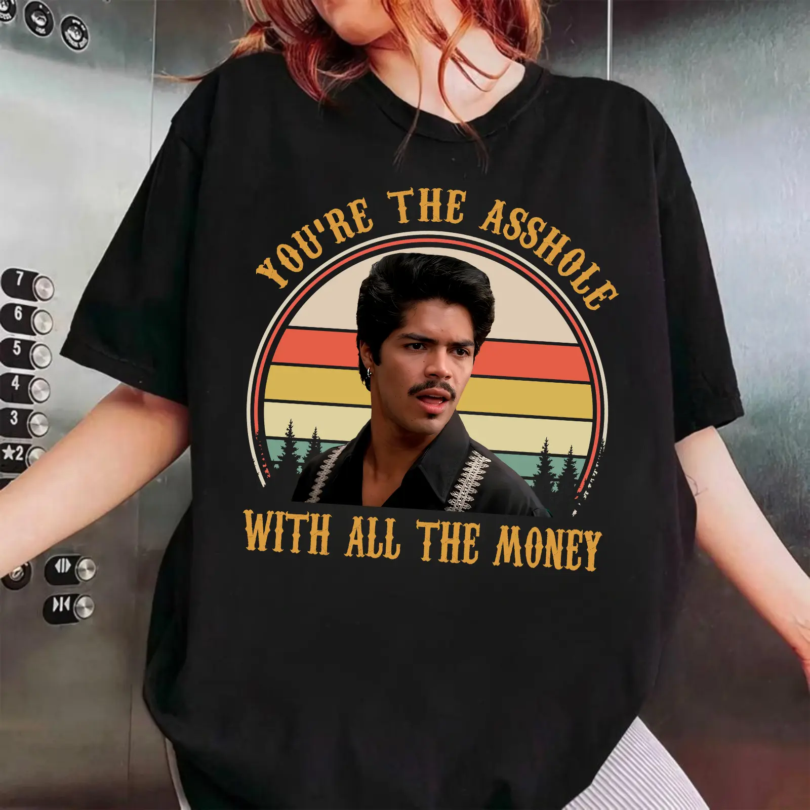 La Bamba Movie Shirt, Ritchie Valens You’re The As*hole With Money Quote Tee, Vintage Retro Film Graphic T Shirt Sweatshirt Hoodie, Classic Music Biopic Fan Apparel Gift For Men Women