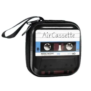 Vintage Cassette Tape Case: Metal Keychain & Earbud Holder, Coin Pouch. 6 Retro Styles, Single or 2-Pack. Durable Tinplate, Multi-Function Organizer for Daily Use & Fashion.