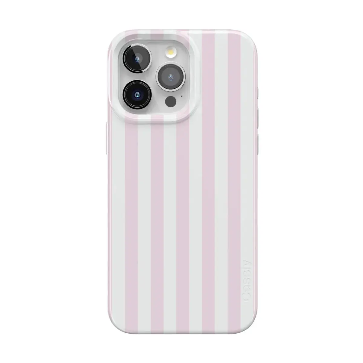 Casely iPhone 15 Pro Max Case | Sunday Best | Pink Stripes | Compatible with MagSafe | Classic Ultra Thin Design