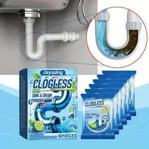 Multi-purpose Pipe Dredging Powder - Sewer Unblocking Agent for Kitchen and Bathroom Drain Pipes