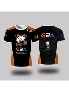 Virtus.Pro Esports Club Uniforms Summer Outdoor Men's And Women's Sport Breathable T-Shirt Loose Daily Casual Round Neck Clothes
