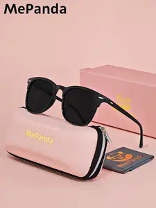 Mepanda 1 Piece Unisex Full Frame Sunglasses，Square Frame Sunglasses UV400 Exudes refinement