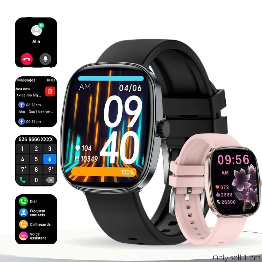 Exquisite Smart Watch Suitable Both Men And Women Supports Receiving Making Calls Music HD Touch Screen Multiple Modes Fitness Tracking Android And IOS Touchscreen Smartwatch